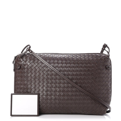 Bottega Veneta Nappa Intrecciato Pillow Crossbody Messenger Ebano 1 of 7