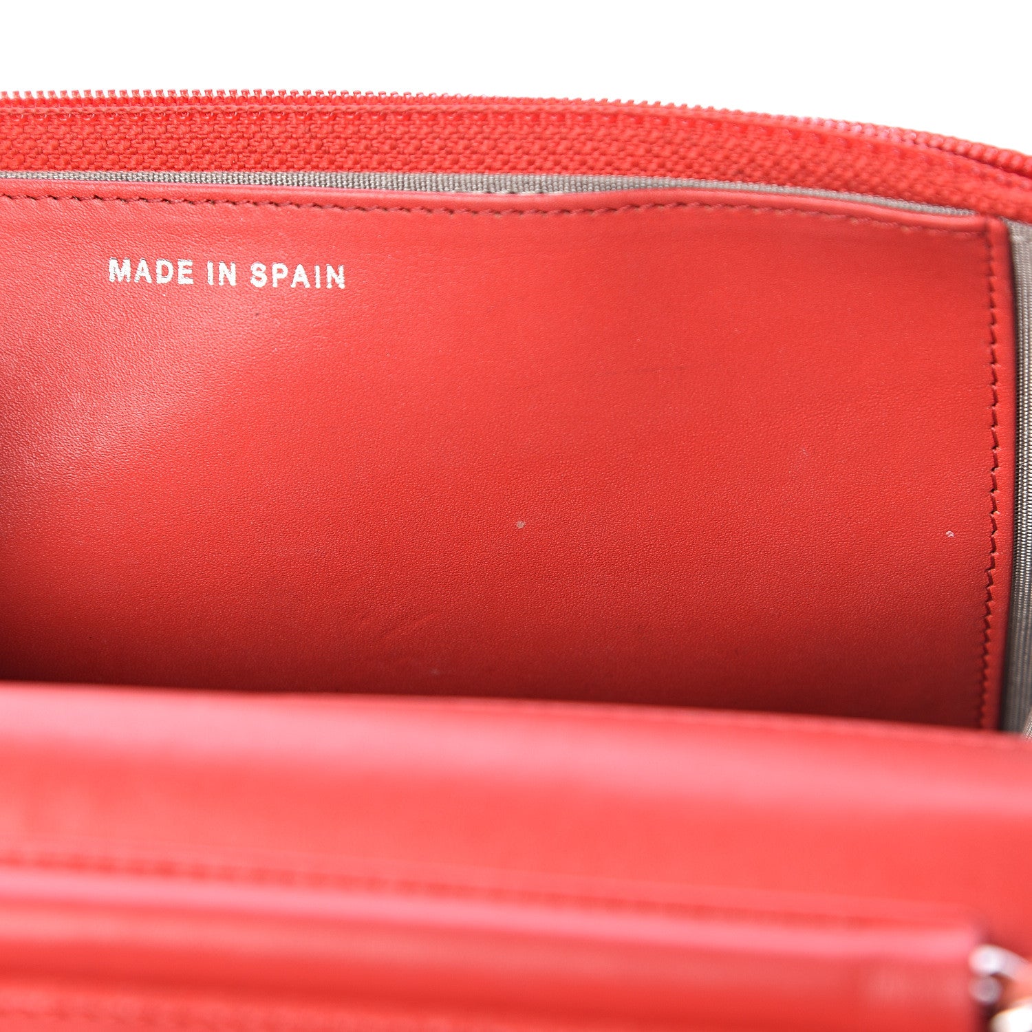Chanel Caviar Timeless CC Wallet On Chain WOC Light Red 20 of 21