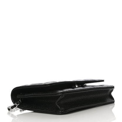 Chanel Caviar Quilted Wallet On Chain WOC Black 4 of 11