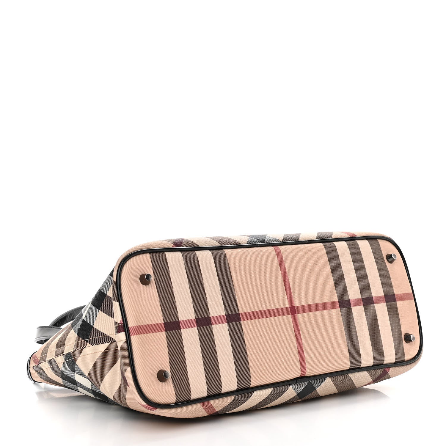 Burberry Supernova Check Small Nickie Tote Black 3 of 9