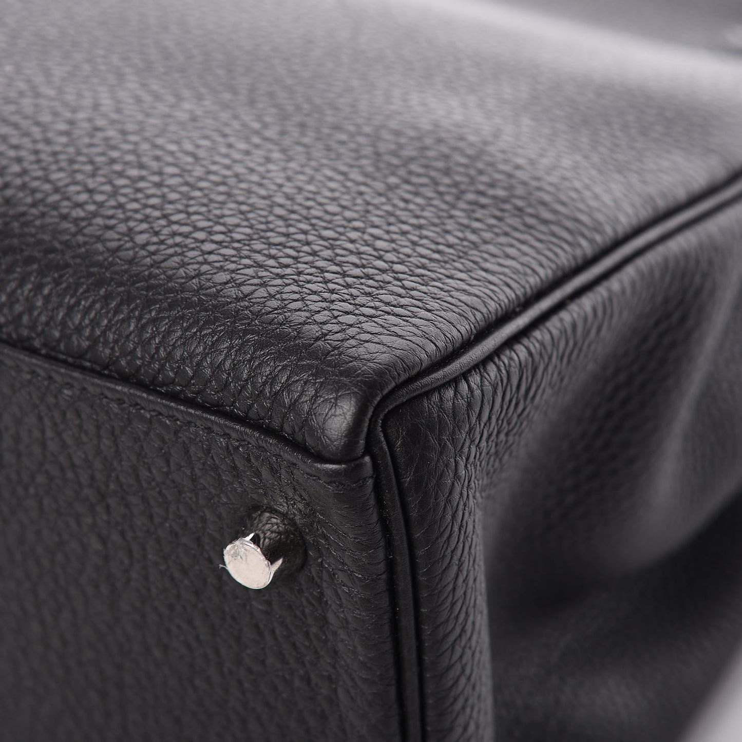 Togo Verso Kelly Retourne 35 Black Bleu Agate
