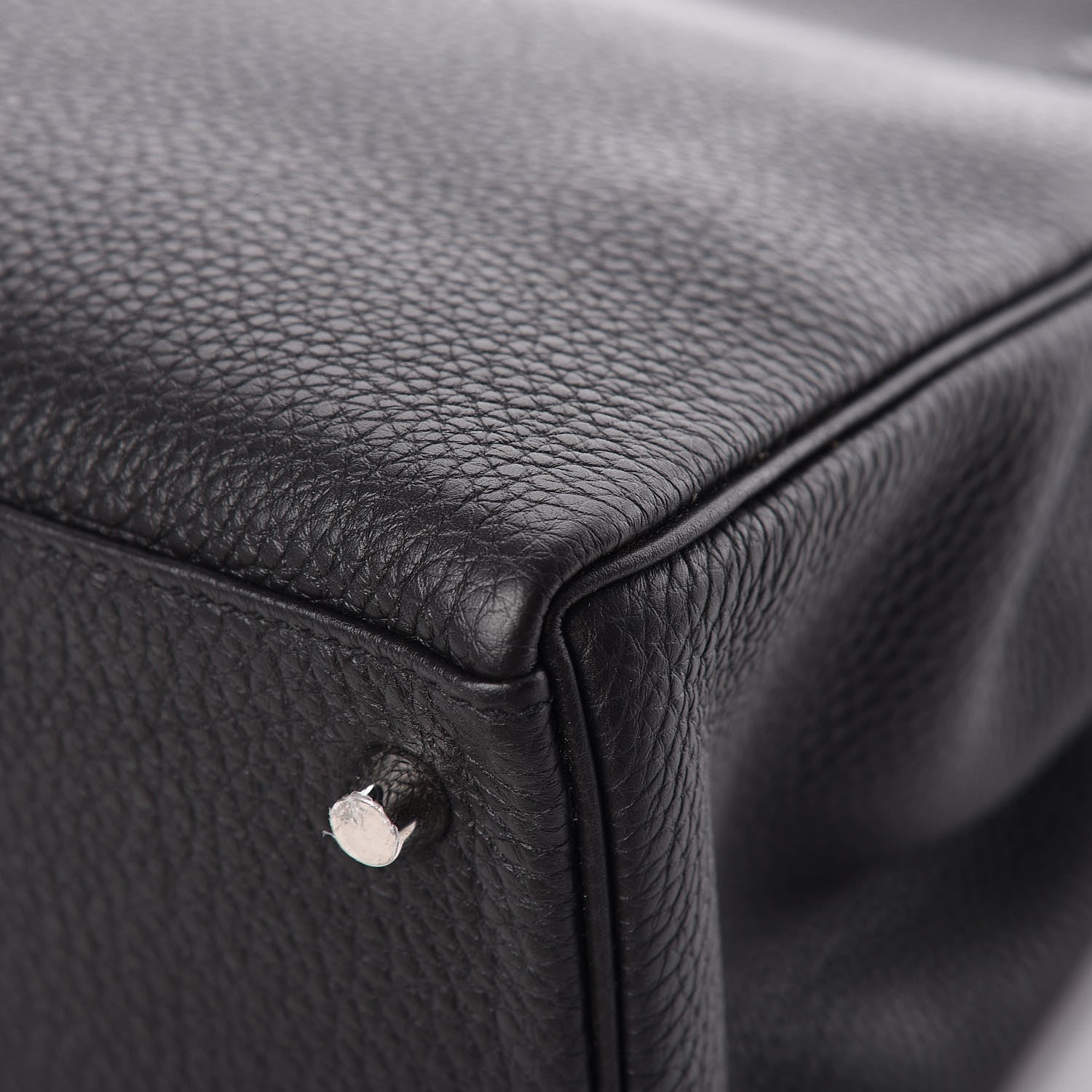 Hermes Togo Verso Kelly Retourne 35 Black Bleu Agate 12 of 15