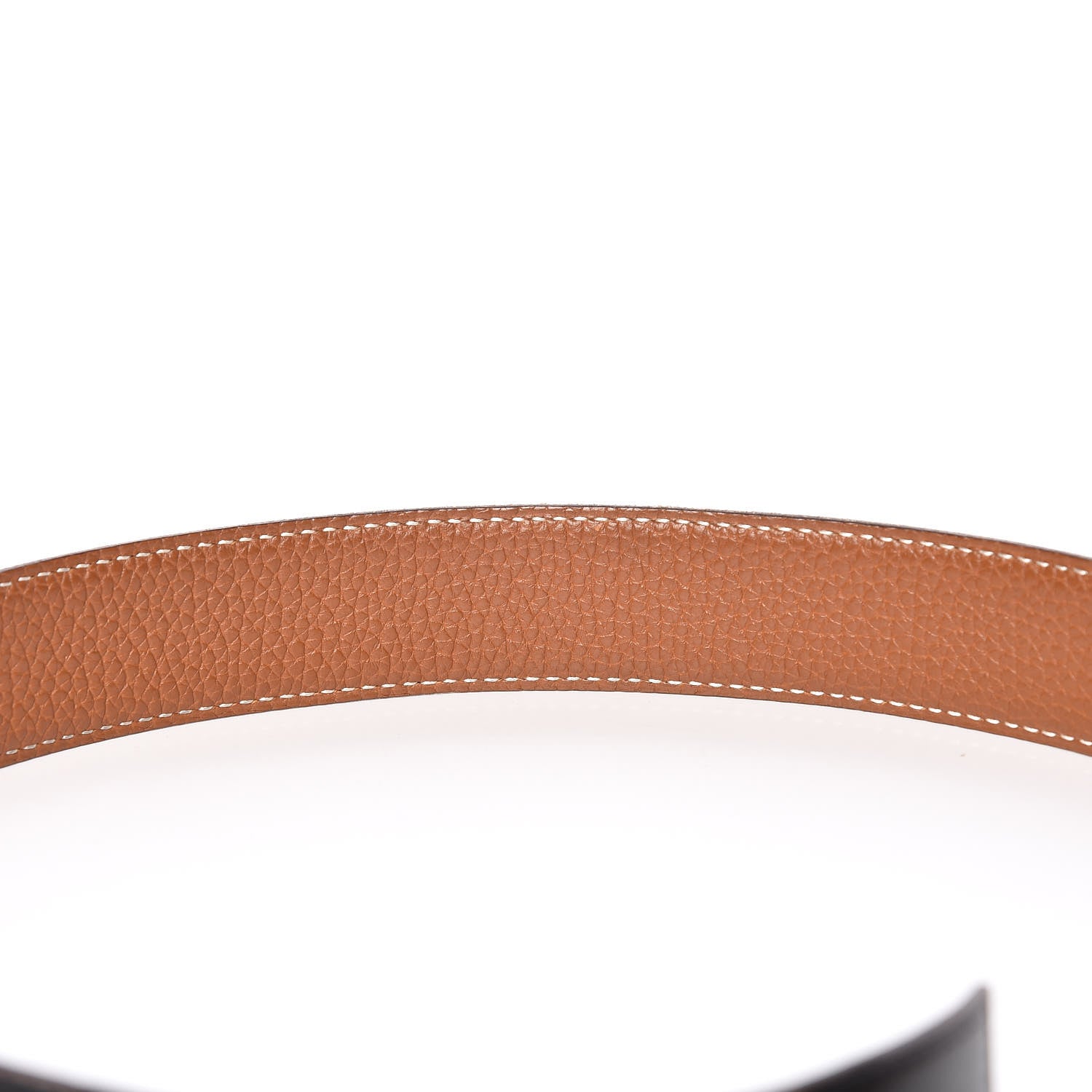 Hermes Box Togo 32mm H Belt 72 Black Gold 8 of 11