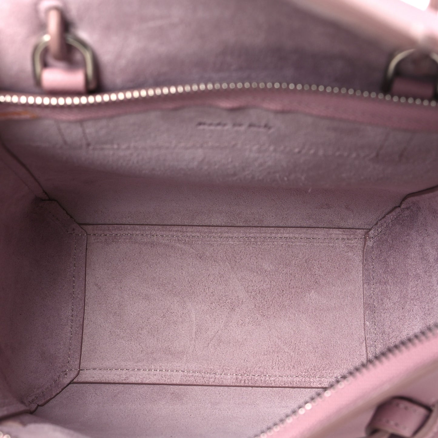 Grained Calfskin Nano Belt Bag Antique Rose Antique Rose