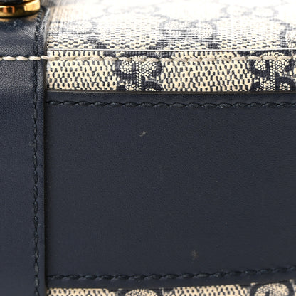 Gucci GG Supreme Monogram Small Messenger Shoulder Bag Beige Blue Navy 14 of 16