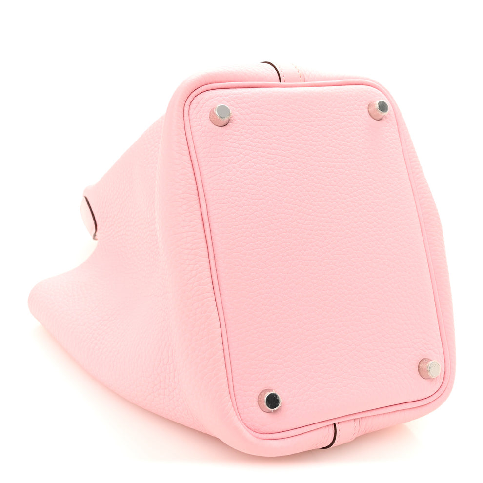 Hermes Taurillon Clemence Picotin Lock 18 PM Rose Sakura 1882573 ...