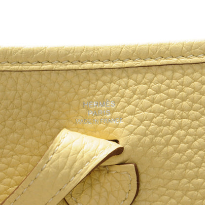 Hermes Taurillon Clemence Amazone Evelyne TPM Jaune Poussin Craie 6 of 7