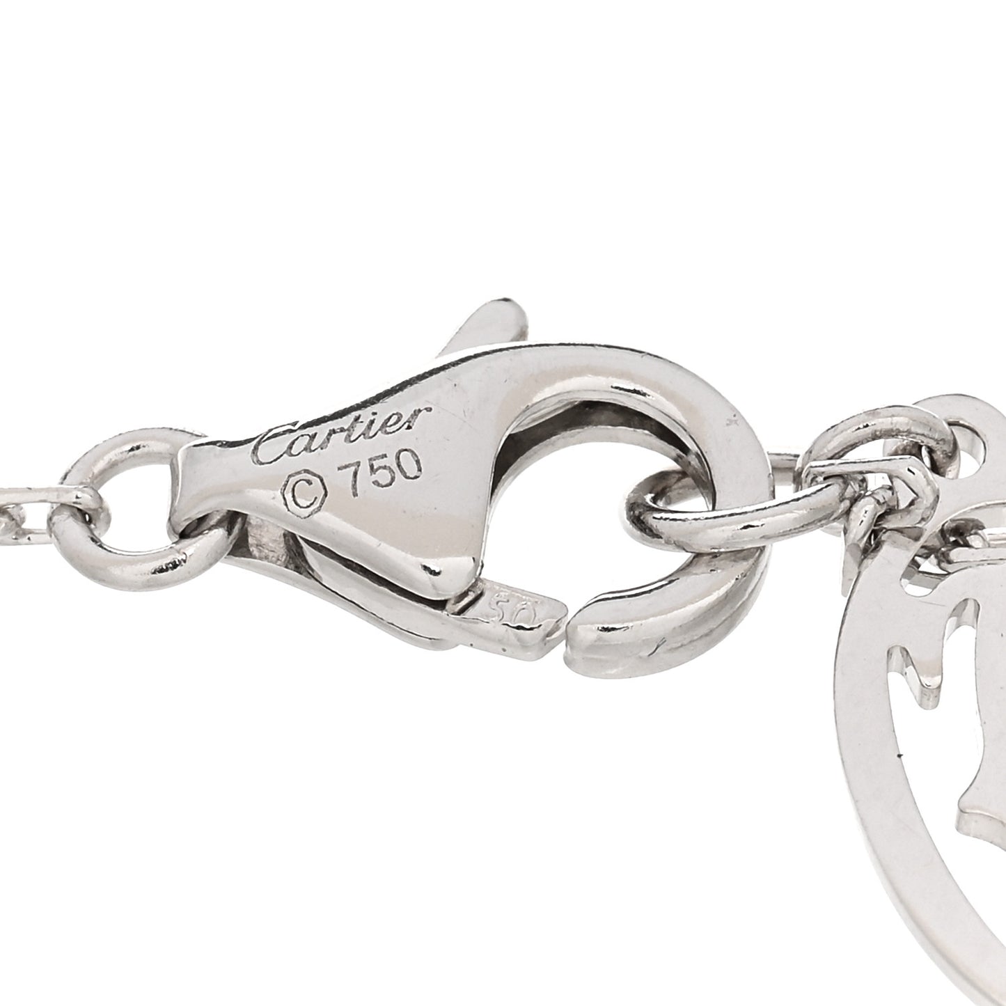18K White Gold Diamond SM D'Amour Bracelet