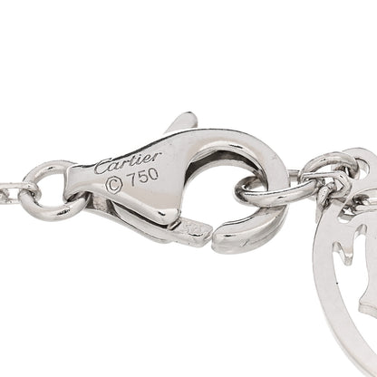 Cartier 18K White Gold Diamond SM D'Amour Bracelet 3 of 3