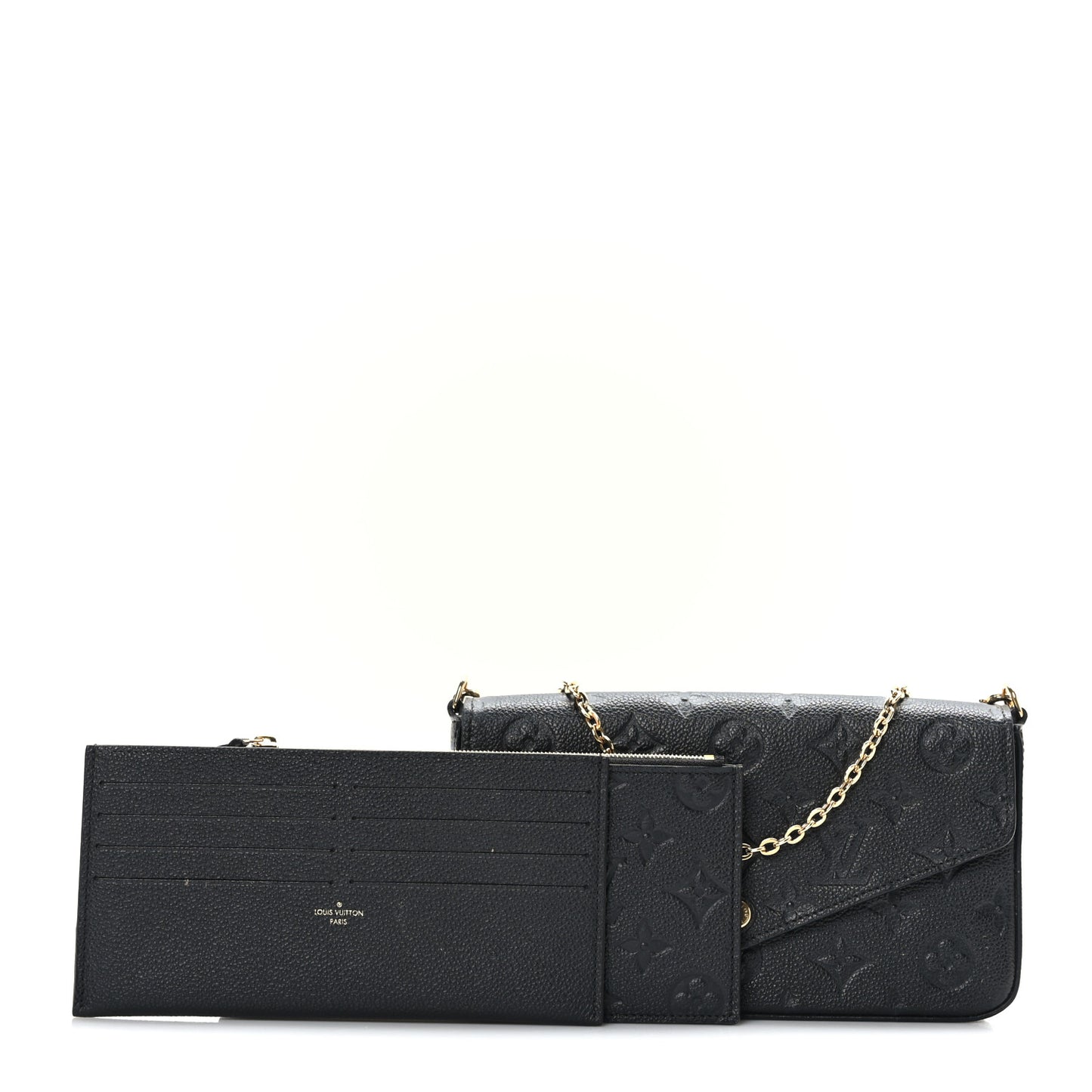 Empreinte Pochette Felicie Chain Wallet Black