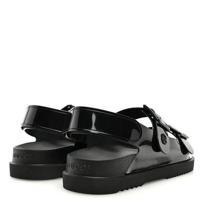 Gucci Rubber Mini Double G Womens Isla Dad Sandals 39 Black 4 of 7