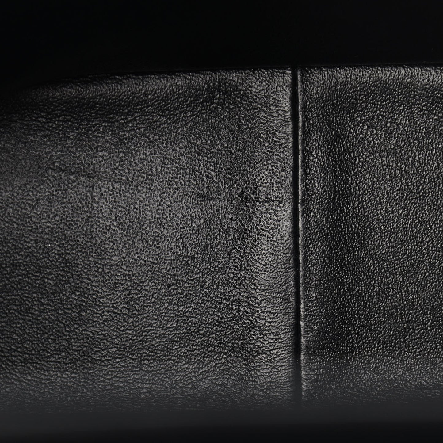 Lambskin Quilted Jumbo Double Flap Black