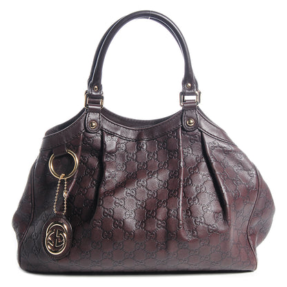 Gucci Guccissima Medium Sukey Tote Brown 1 of 7