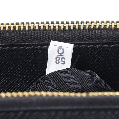 Prada Saffiano Mini Galleria Double Zip Tote Black 9 of 9