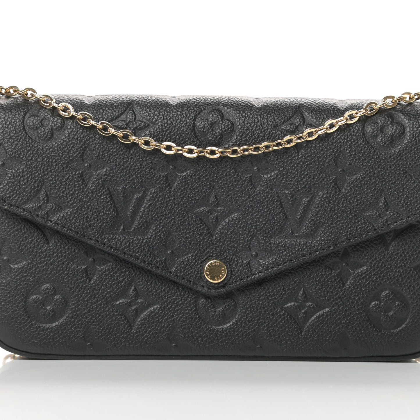 Empreinte Pochette Felicie Chain Wallet Black