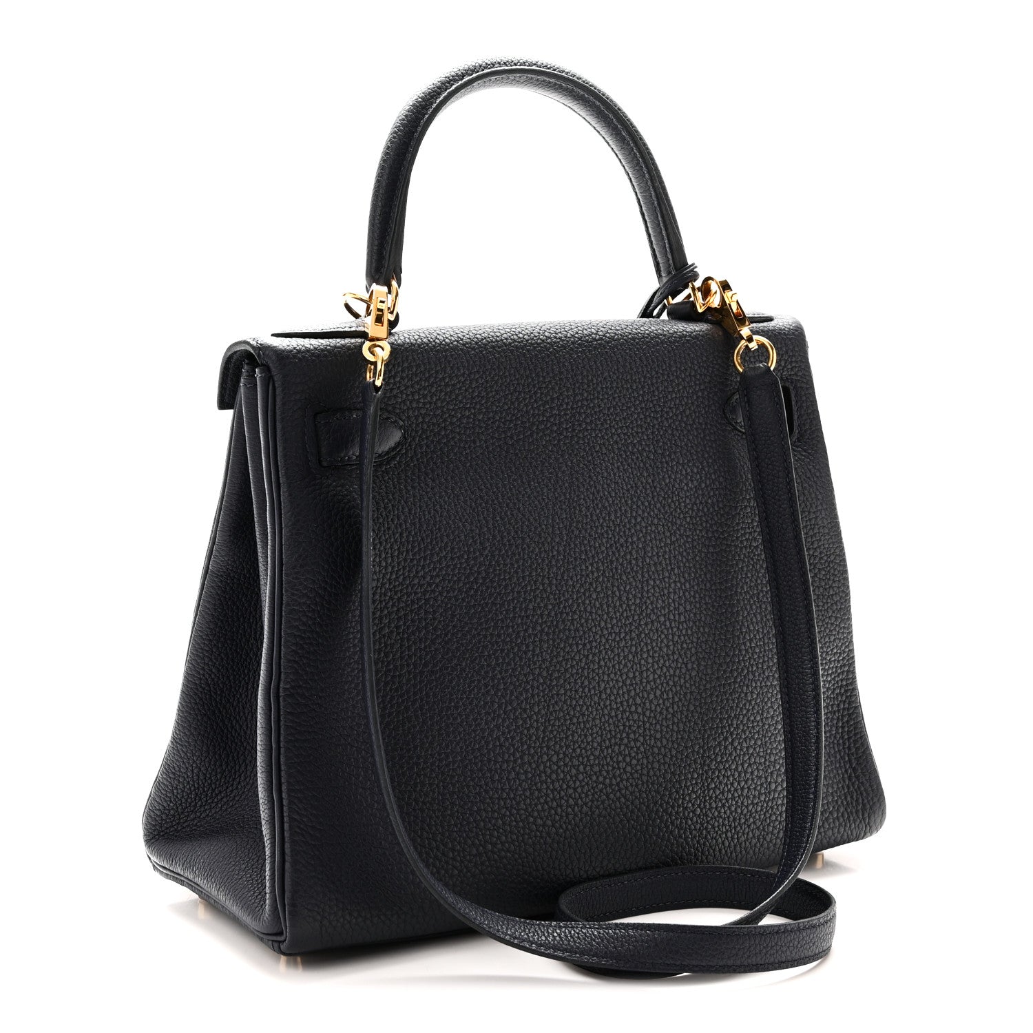 Hermes Togo Kelly Retourne 28 Bleu Nuit 3 of 10