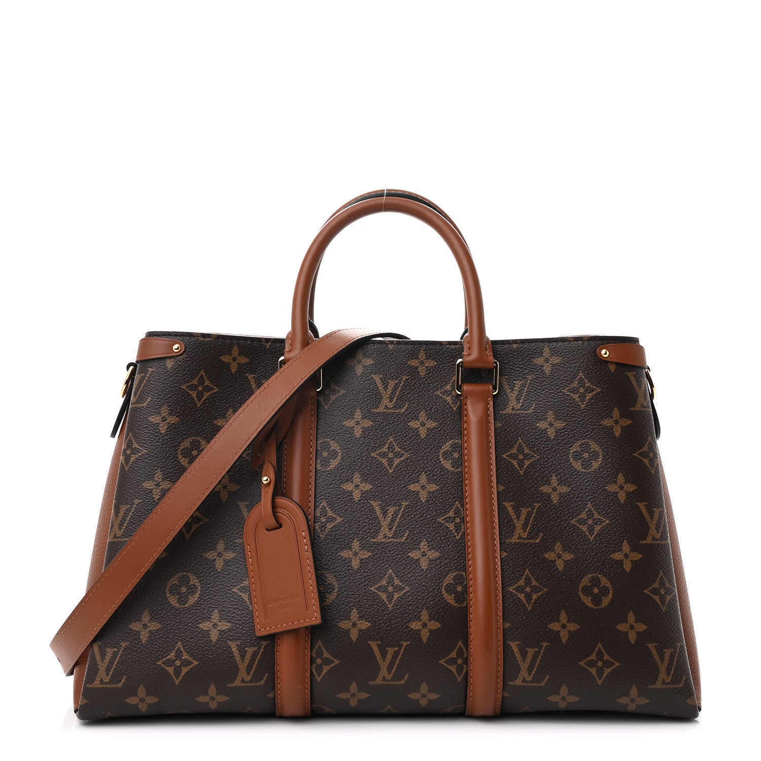 Louis Vuitton Monogram Soufflot MM Caramel 1 of 12