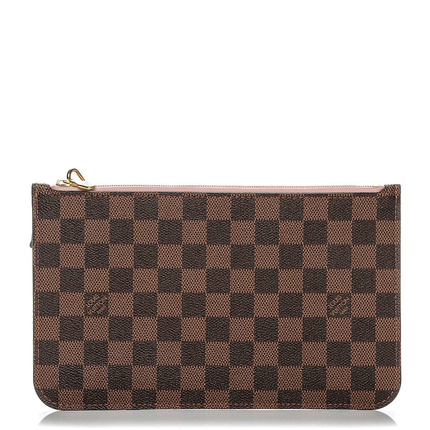 Damier Ebene Neverfull MM GM Pochette Rose Ballerine
