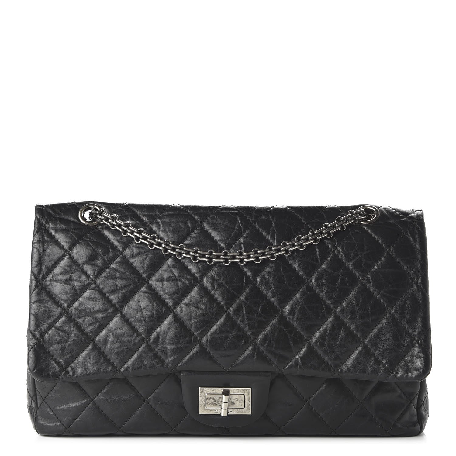 Chanel Aged Calfskin Quilted 2.55 Reissue 227 Flap Black 1 of 10