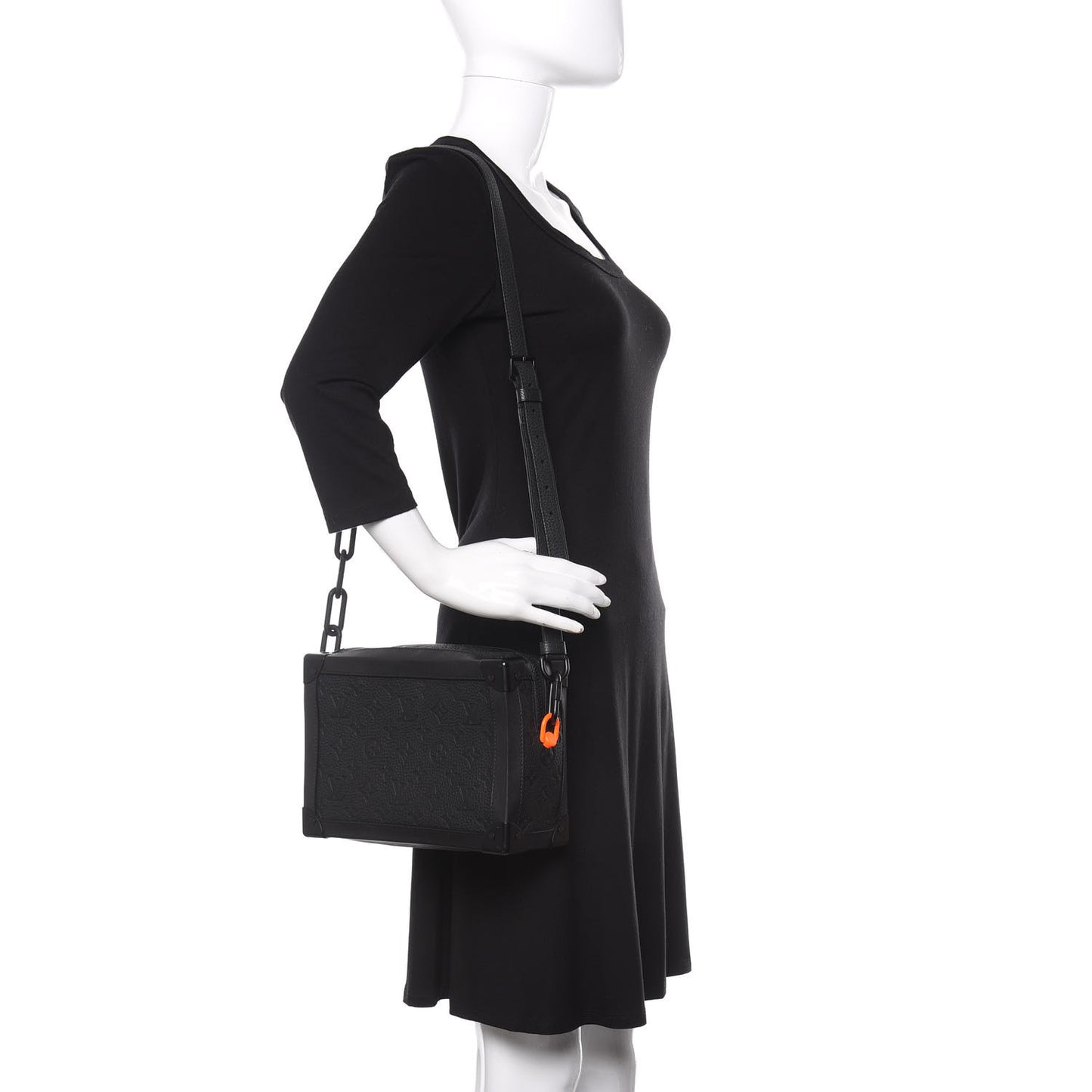 Taurillon Monogram Solar Ray Soft Trunk Black