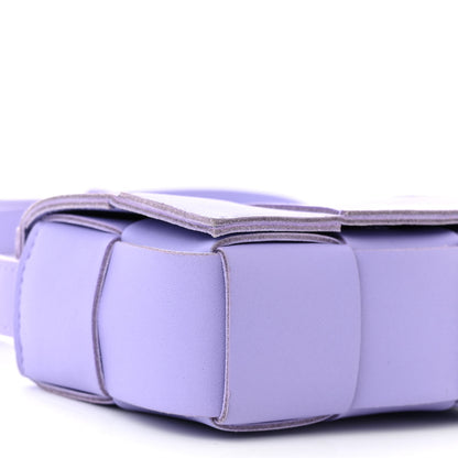Bottega Veneta Lambskin Maxi Intrecciato Extra Mini Cassette Crossbody Bag Wisteria 8 of 11