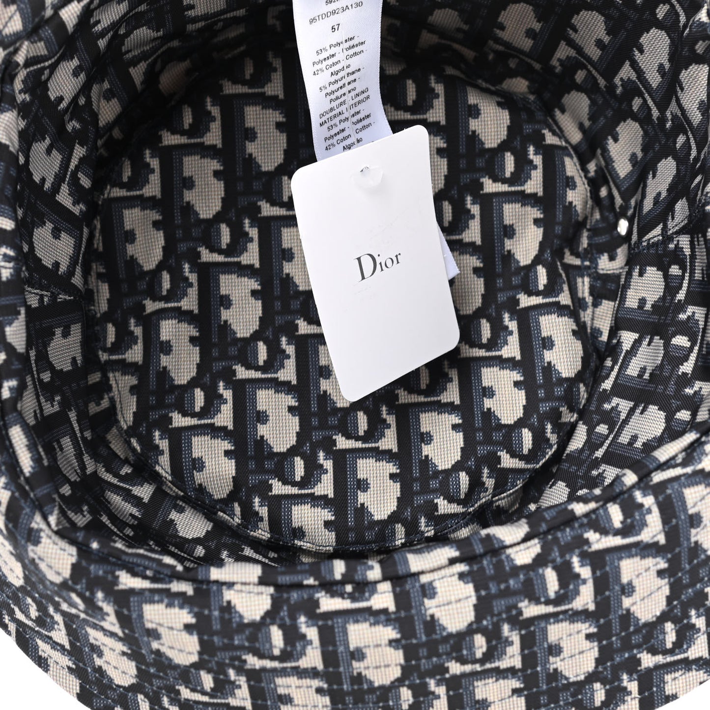 Oblique Reversible Teddy-D Brim Bucket Hat 57 Black