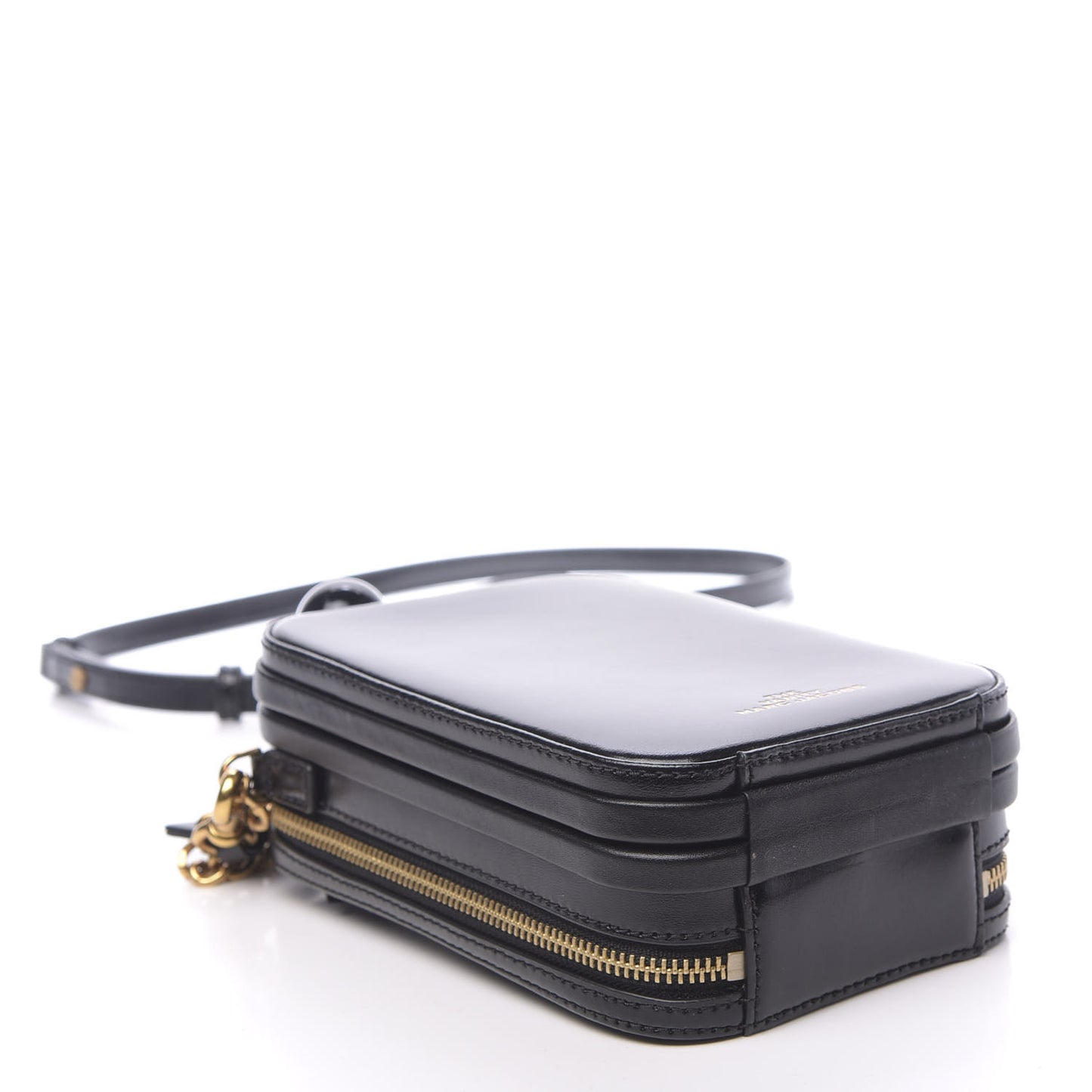 Smooth Calfskin The Vanity Crossbody Bag Black