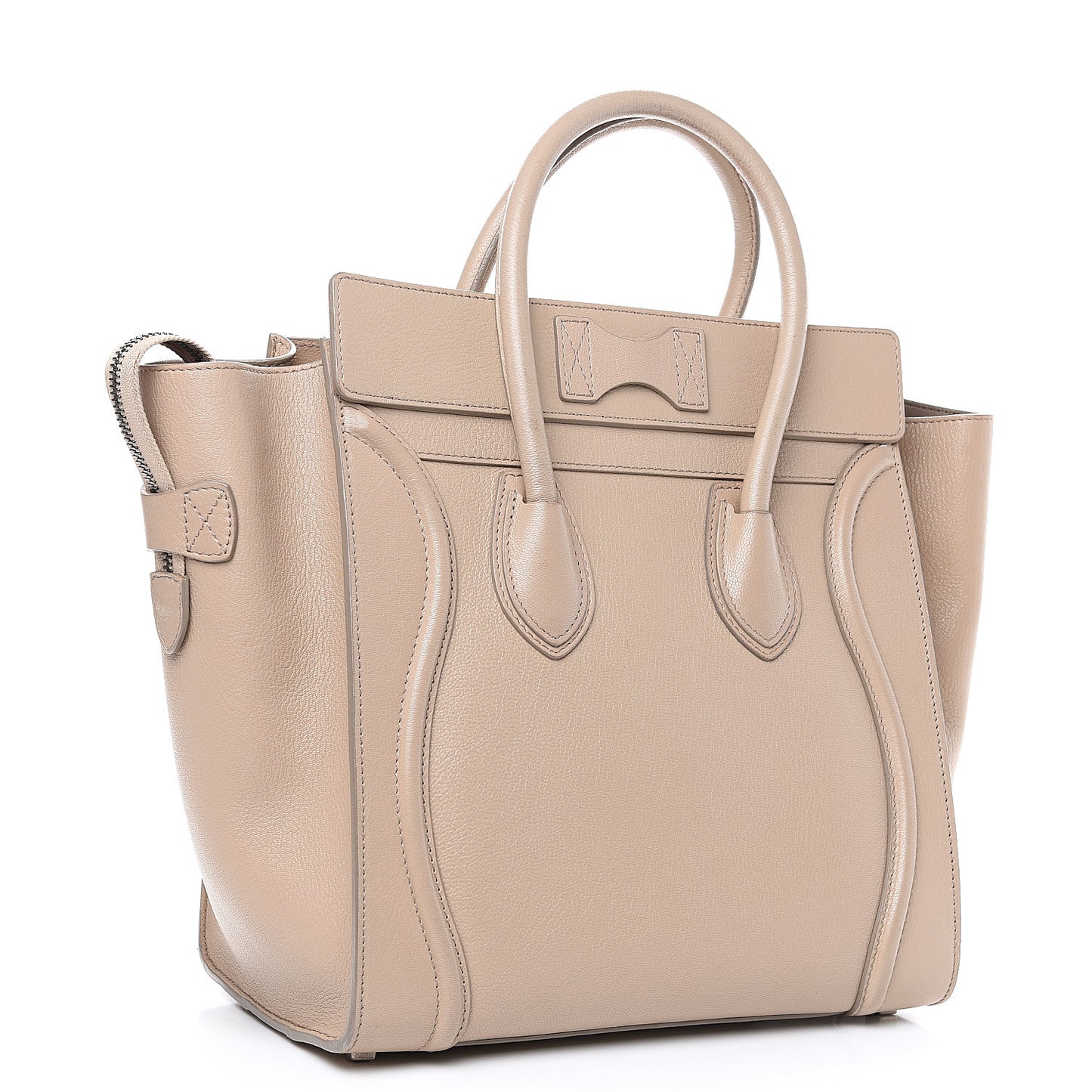 Goatskin Mini Luggage Sand