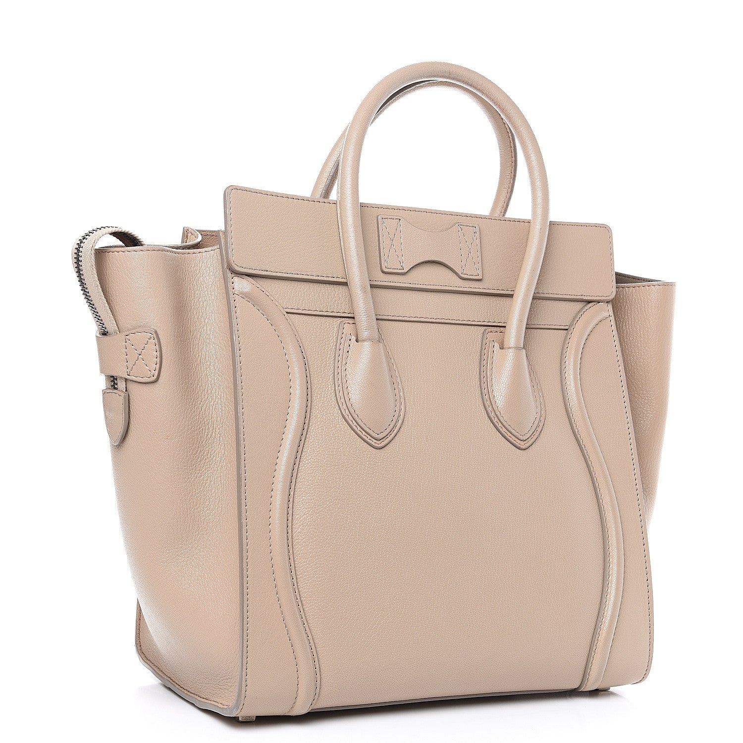 Celine Goatskin Mini Luggage Sand 2 of 19
