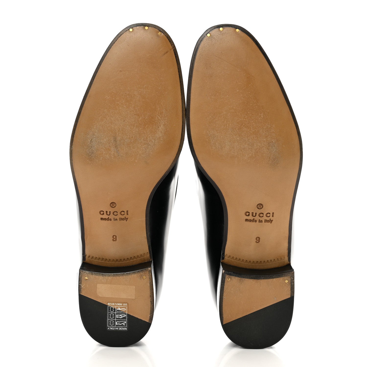 Gucci Calfskin Mens Tassel Loafers 9 Black 5 of 9