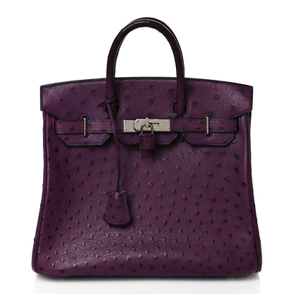 Hermes Ostrich HAC Birkin 28 Violine 1 of 11