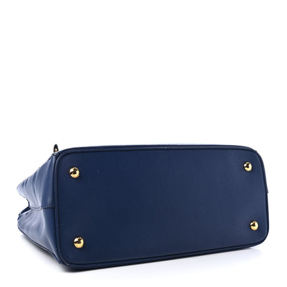 Prada Saffiano Lux Medium Tote Bluette 3 of 4