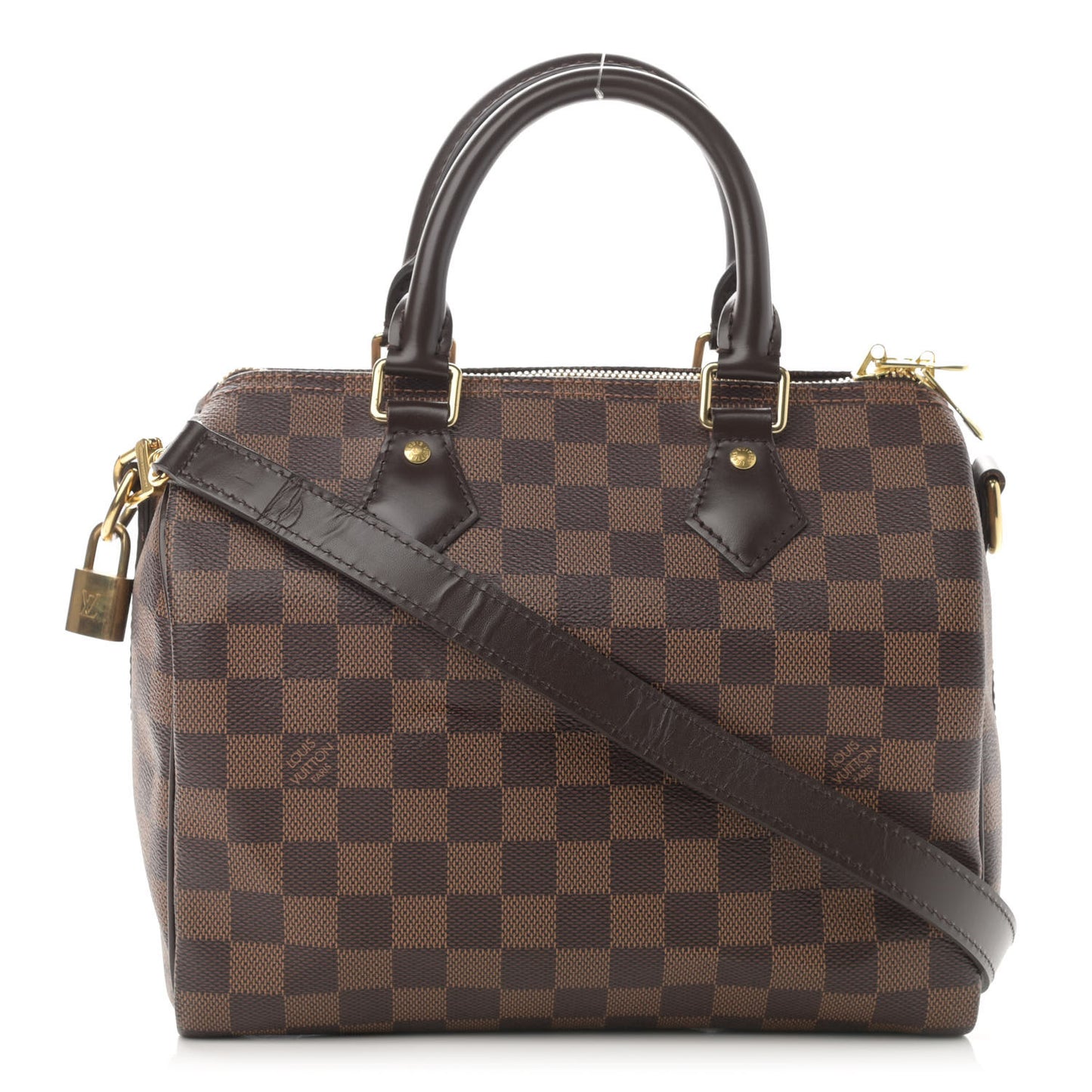 Damier Ebene Speedy Bandouliere 25