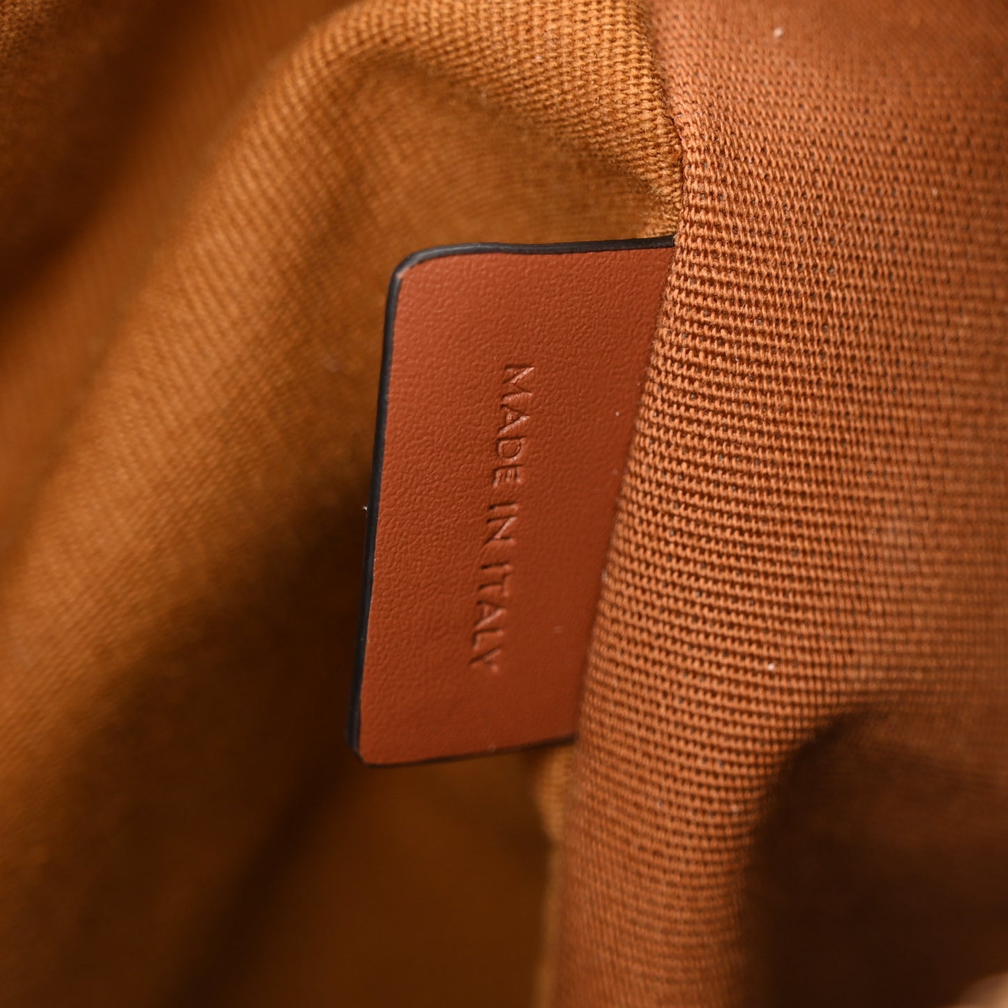 Calfskin Triomphe Canvas Small Heloise Shoulder Bag Tan Tan