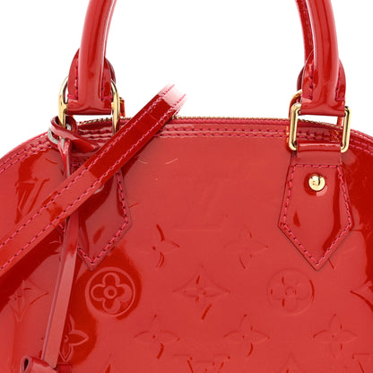 Louis Vuitton Vernis Alma BB Pomme D'Amour 8 of 14