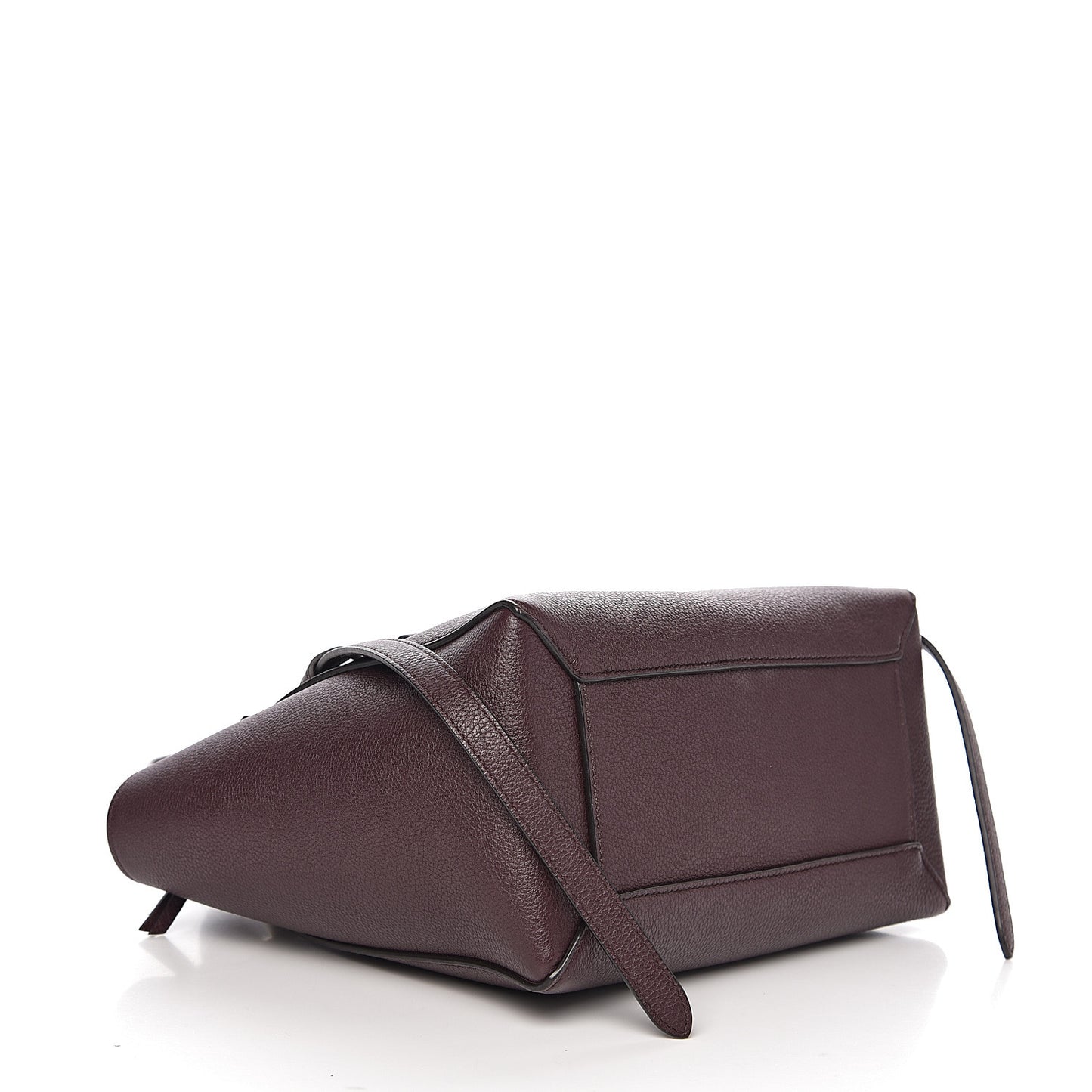 Grained Calfskin Micro Belt Bag Burgundy