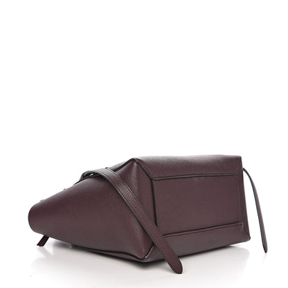 Celine Grained Calfskin Micro Belt Bag Burgundy 3 of 10