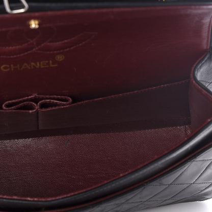 Chanel Lambskin Quilted Medium Double Flap Black 5 of 12