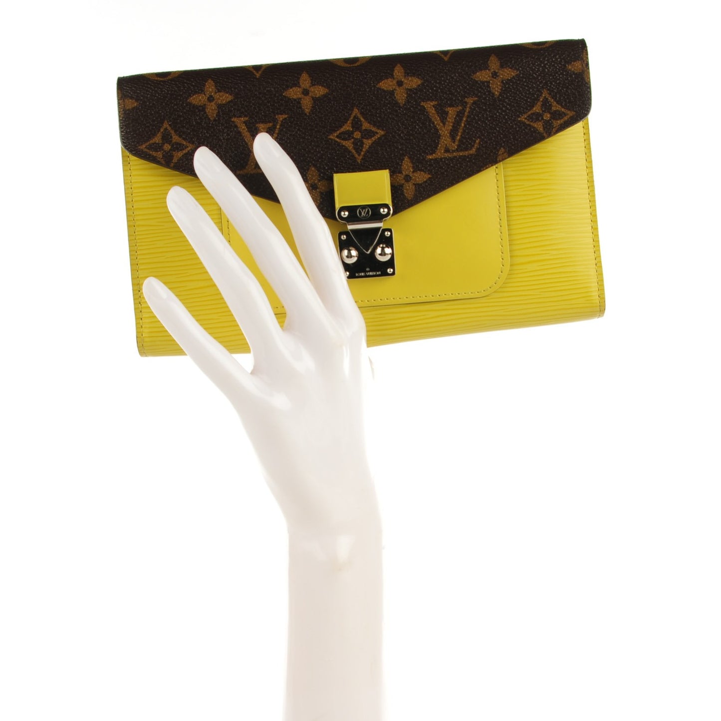 Epi Monogram Marie Rose Wallet Pistache