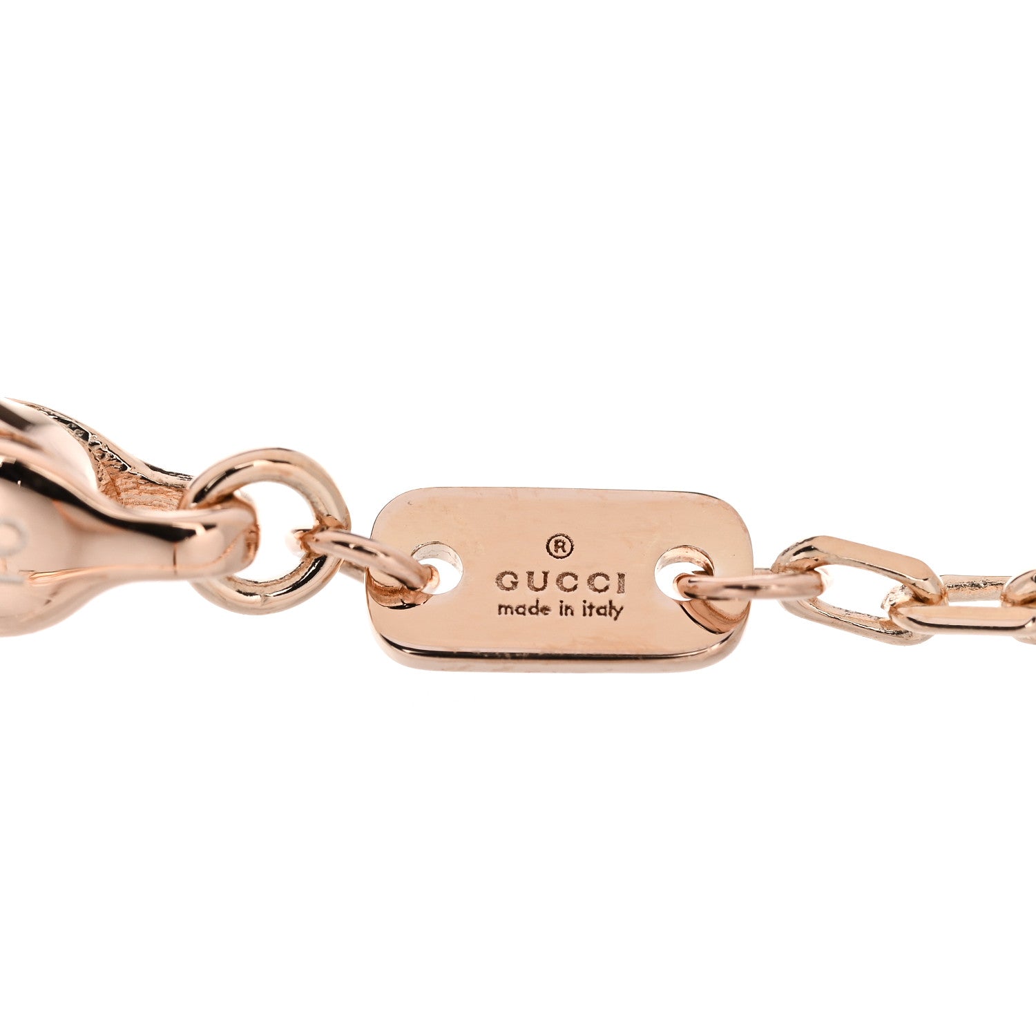 Gucci 18K Rose Gold Icon Heart Bracelet 4 of 4