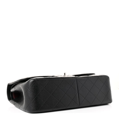 Chanel Caviar Quilted Jumbo Double Flap Black 4 of 12