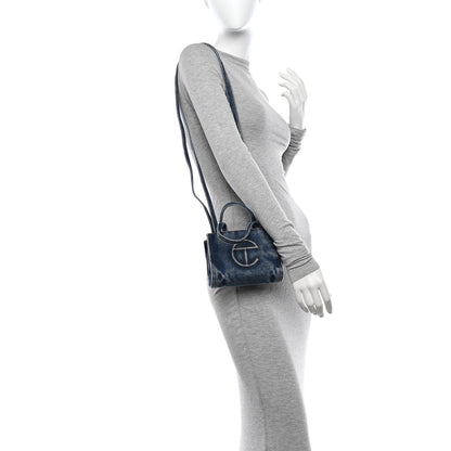 Telfar Denim Small Shopping Bag Blue 2 of 10