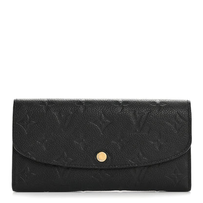 Louis Vuitton Empreinte Emilie Wallet Black Dune 1 of 9