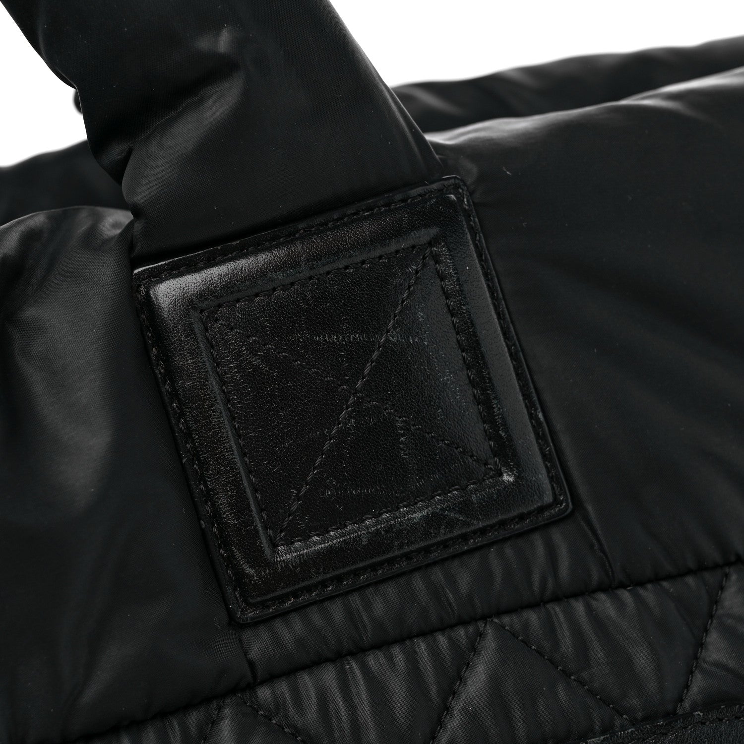 Chanel Nylon Quilted Large Coco Cocoon Tote Black 13 of 14
