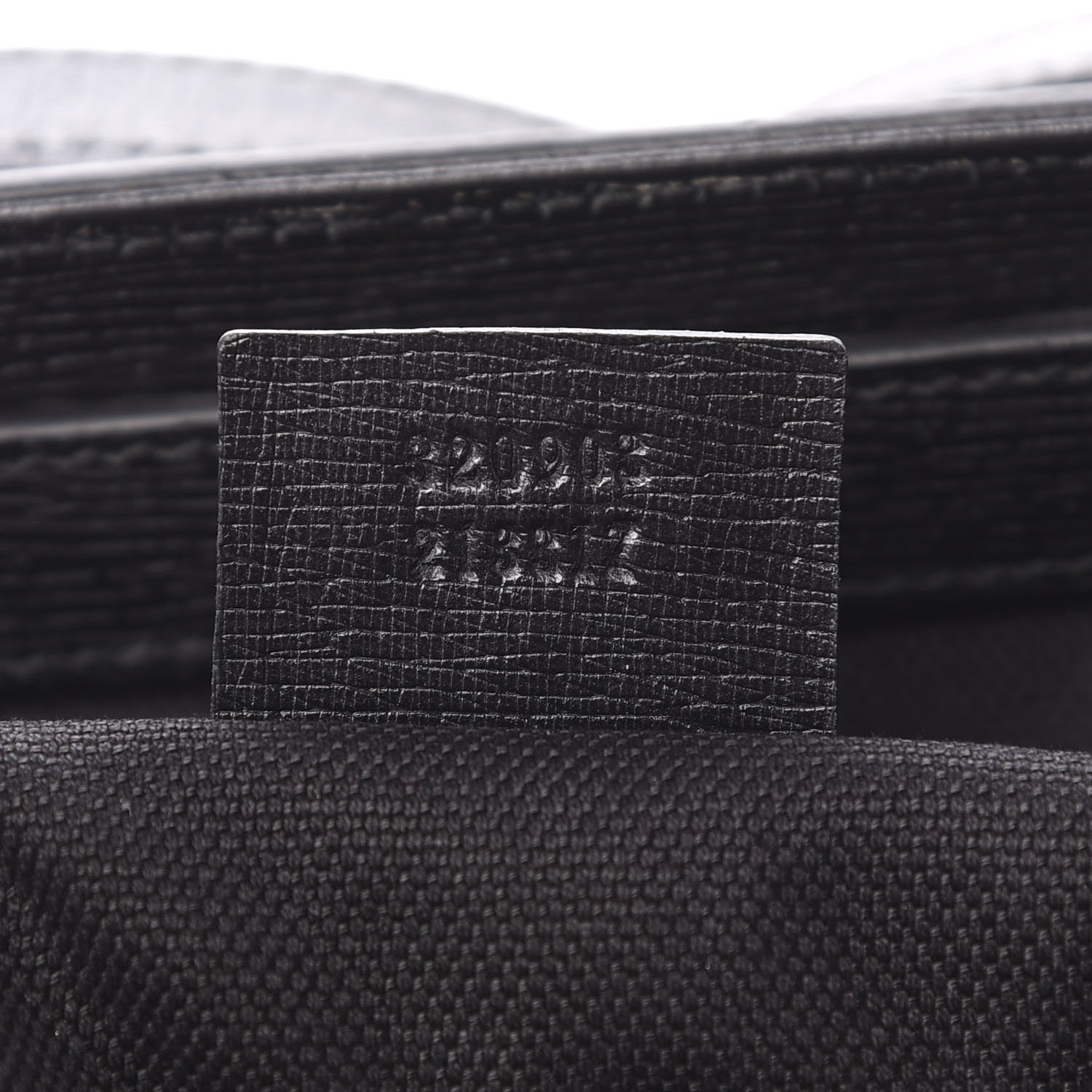 Gucci Textured Calfskin Large Bright Bit Tote Black 7 of 14