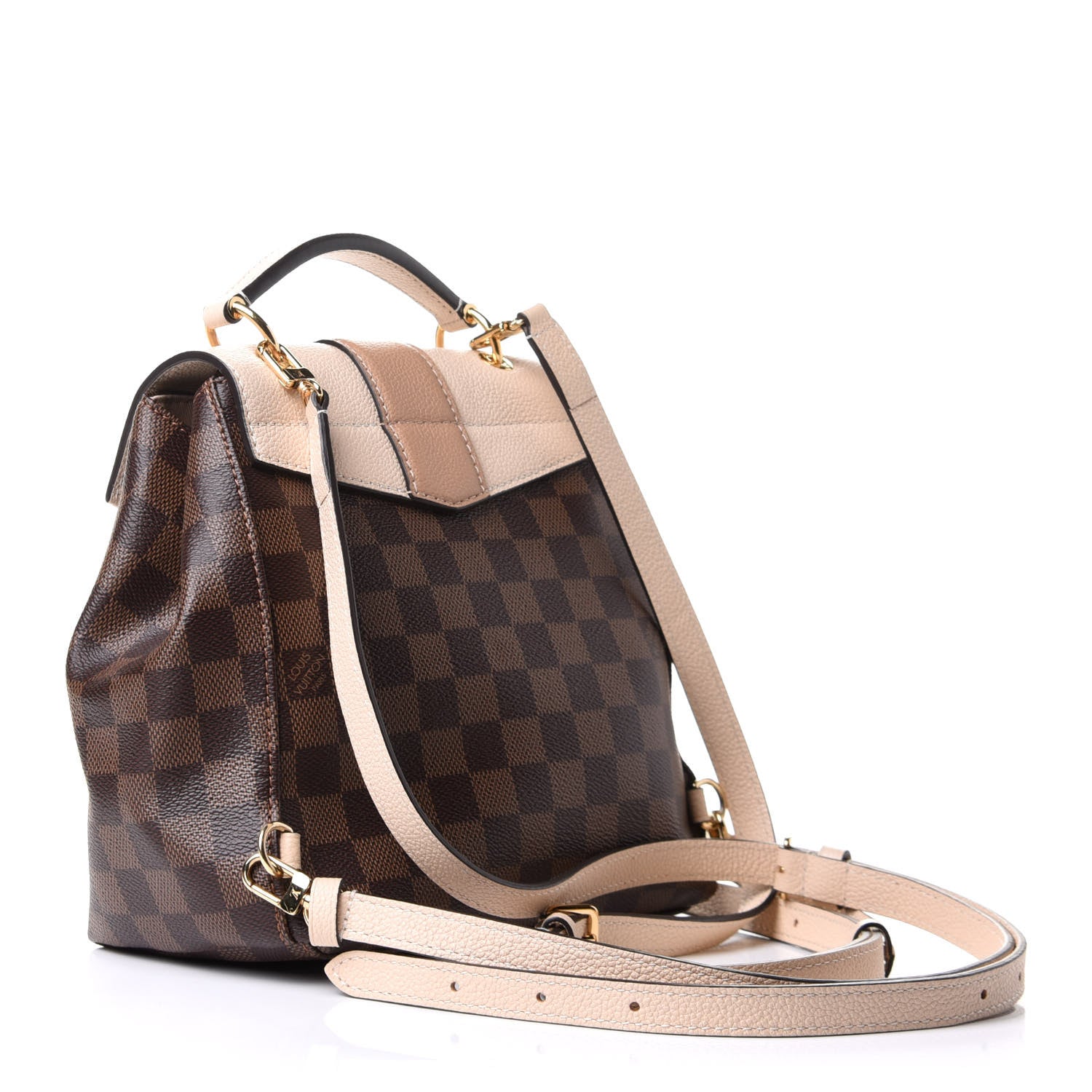 Louis Vuitton Damier Ebene Clapton Backpack Creme 3 of 12