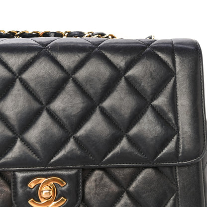 Chanel Lambskin Quilted Medium Single Flap Black 20 of 37