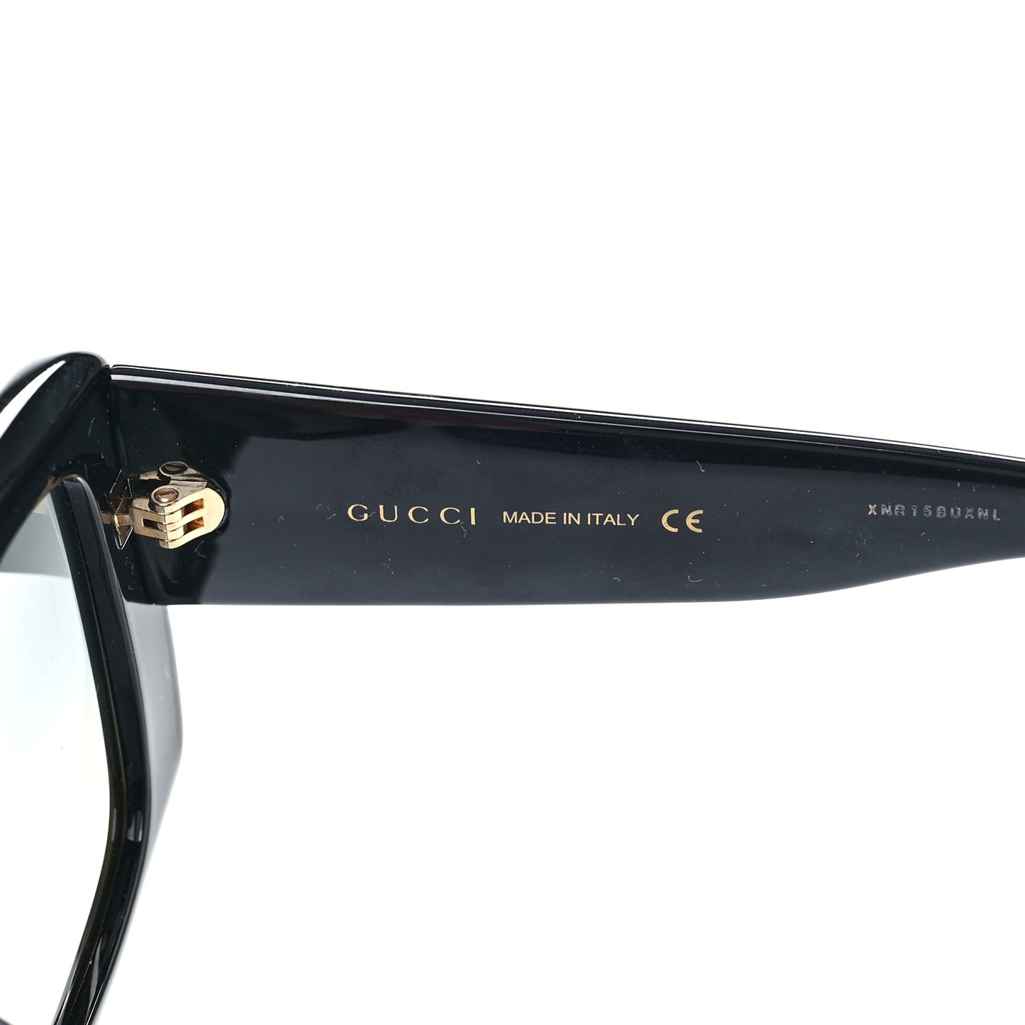 Acetate Square Frame Sunglasses GG0141SN Black