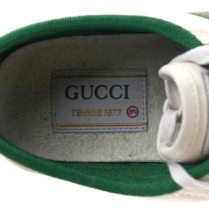 Gucci Canvas Web Womens GG Mignon Sneakers 37.5 White 7 of 8