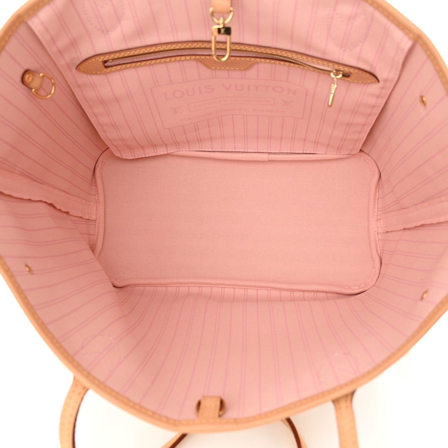 Damier Azur Neo Neverfull MM Rose Ballerine